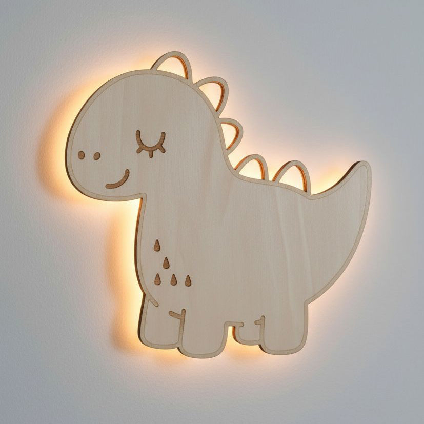 Personalisierbares Dino Nachtlicht